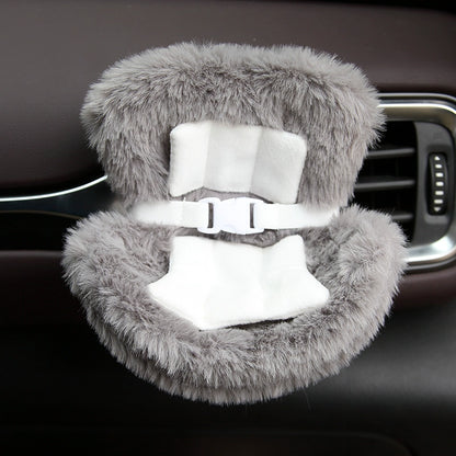 Labubu Plush Seat Decoration Set With Ventilated Safety Accessories (No Doll)