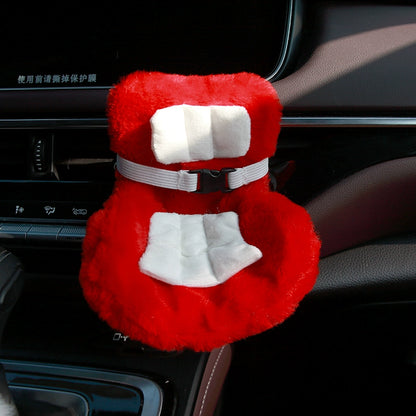 Labubu Plush Seat Decoration Set With Ventilated Safety Accessories (No Doll)