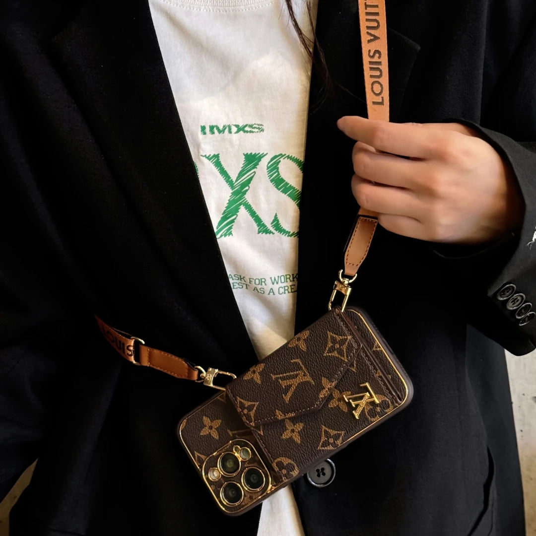 phone case for iPhone | Phone cover -Accordion card holder Luxury