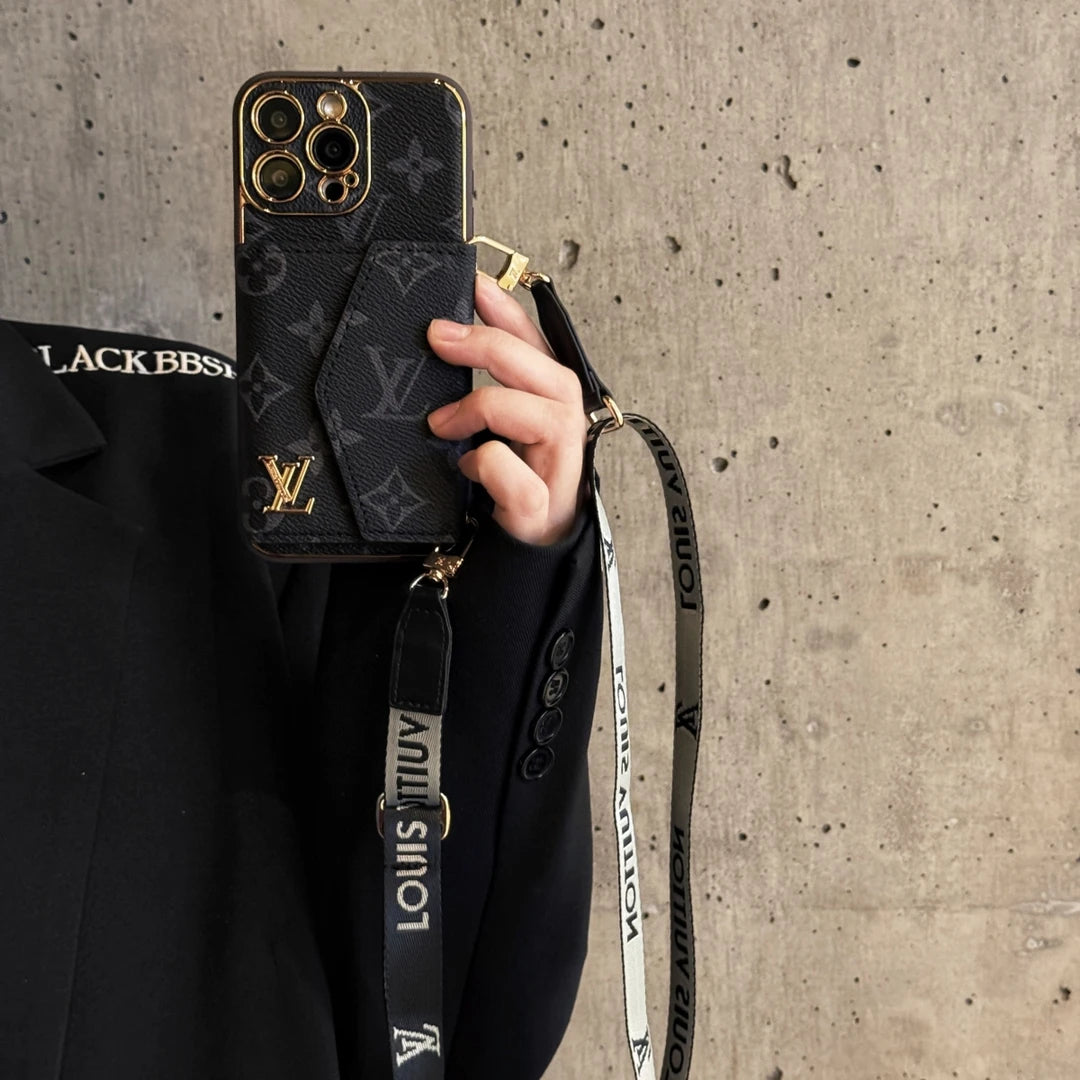 phone case for iPhone | Phone cover -Accordion card holder Luxury